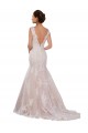 Lace Chapel Train V-Neck Mermaid Modern Wedding Dress Armadale