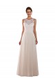 Tulle & Lace Chapel Train High Neck A-Line Boho Wedding Dress Armadale