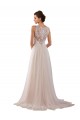 Tulle & Lace Chapel Train High Neck A-Line Boho Wedding Dress Armadale