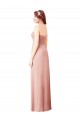 Soft Chiffon Long Sweetheart Bliss Pink A-Line Bridesmaid Dress Armadale