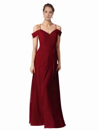 Chiffon Long Sweetheart A-Line Bridesmaid Dress / Evening Dress Armadale