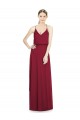 Soft Chiffon Long V-Neck A-Line Evening Gowns / Bridesmaid Dress Armadale