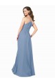 Chiffon Criss Cross Back Long V-Neck A-Line Bridesmaid Dress / Evening Dress Armadale