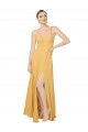 Chiffon Open Back Long V-Neck A-Line Bridesmaid Dress / Evening Dress Armadale