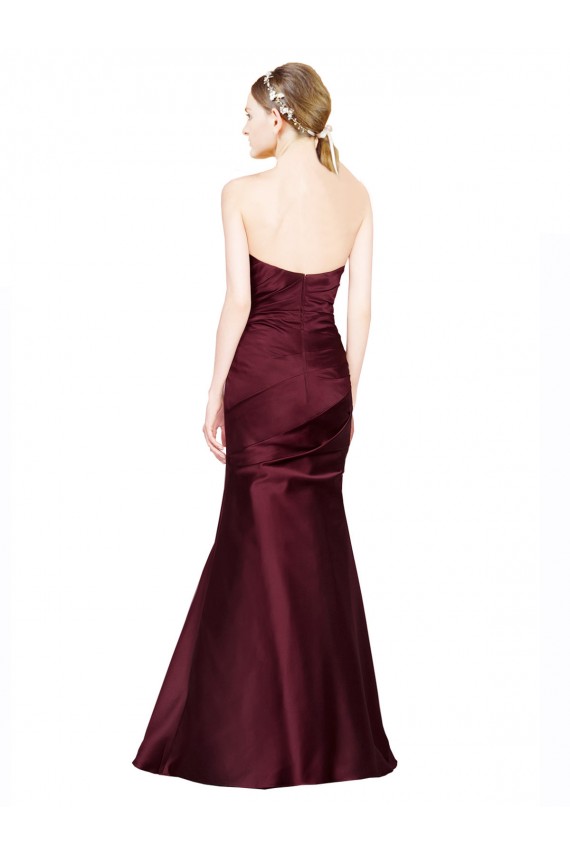 Satin Low Back Long Sweetheart Mermaid Formal Evening Gown / Prom Dress / Bridesmaid Dress Armadale