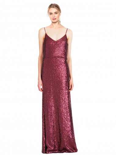 Sequin Long Halter Neck A-Line Formal Evening Gown / Prom Dress / Bridesmaid Dress Armadale