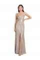 Sequin & Sparkling Sequin V-Back Long V-Neck Sheath Formal Evening Gown / Prom Dress / Bridesmaid Dress Armadale