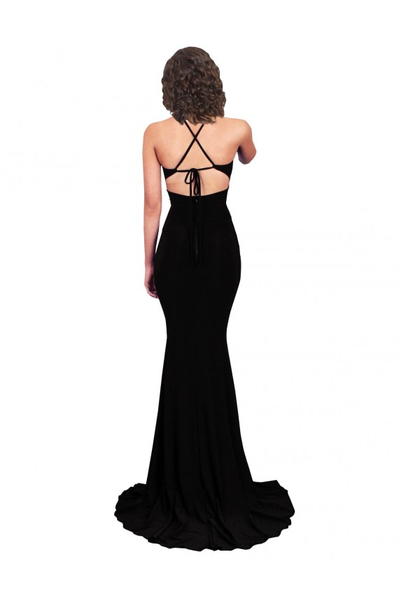 Spandex Open Back Long V-Neck Mermaid Formal Evening Gown / Prom Dress / Bridesmaid Dress Armadale