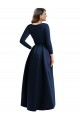 Spandex Long V-Neck Ball Gown High Low Plus Size Evening Gown / Prom Dress / Bridesmaid Dress Armadale