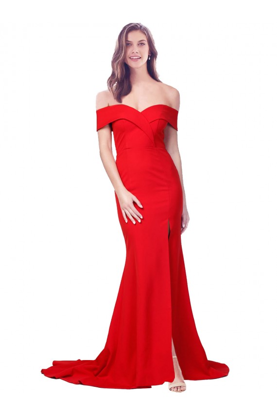 Stretch Crepe Long Sweetheart Mermaid Bridesmaid Dress / Evening Dress Armadale