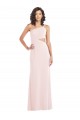 Stretch Crepe Long One Shoulder Pink Trumpet Formal Evening Gown / Prom Dress / Bridesmaid Dress Armadale