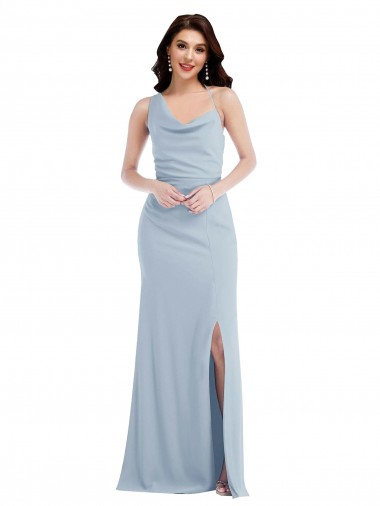 Stretch Crepe Long One Shoulder Trumpet Formal Dress / Bridesmaid Dress Armadale