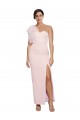 Stretch Crepe Low Back Long One Shoulder Sheath Formal Evening Gown / Prom Dress / Bridesmaid Dress Armadale