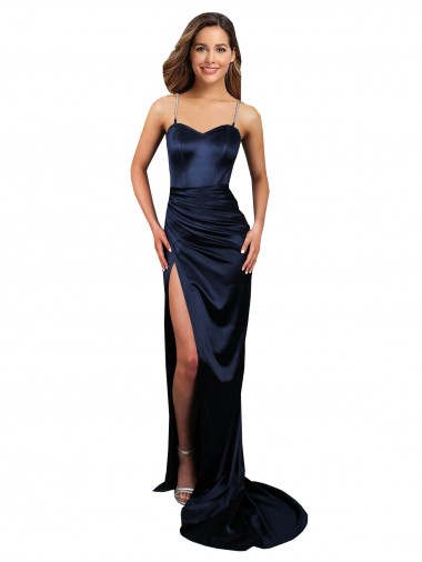 Stretch Satin Long Sweetheart Mermaid Formal Evening Gown / Prom Dress / Bridesmaid Dress Armadale