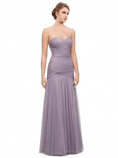 Tulle Long Sweetheart Heather Mermaid Bridesmaid Dress Armadale