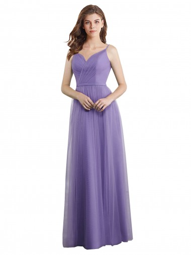 Tulle V-Back Long Sweetheart A-Line Formal Dress / Bridesmaid Dress Armadale