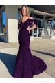 Velvet Sequin Court Train Spaghetti Straps Sheath Prom Dress / Evening Dress Armadale