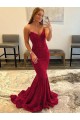 Velvet Sequin Sweep Train Sweetheart Sheath Prom Dress Armadale