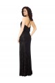 Floral Velvet & Stretch Velvet Criss Cross Back Long Spaghetti Straps A-Line Bridesmaid Dress Armadale